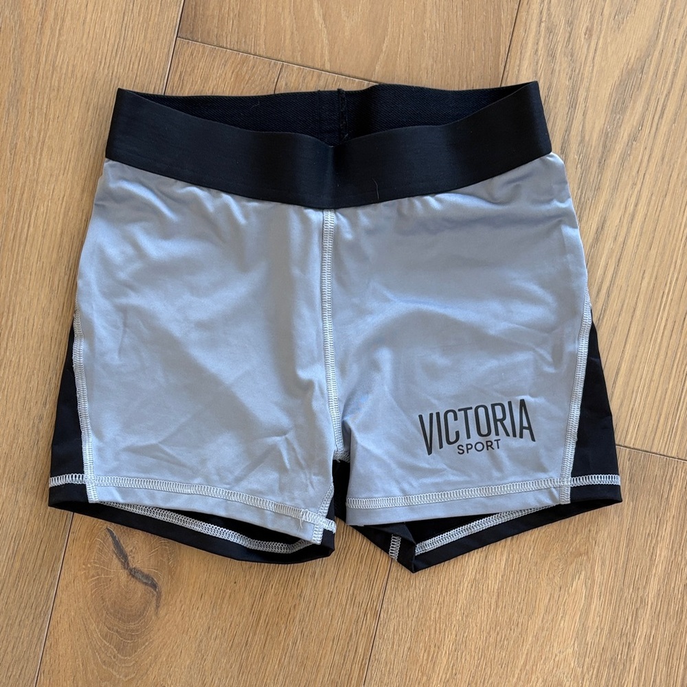 Victoria's Secret Sport Gray and Black Athletic Shorts